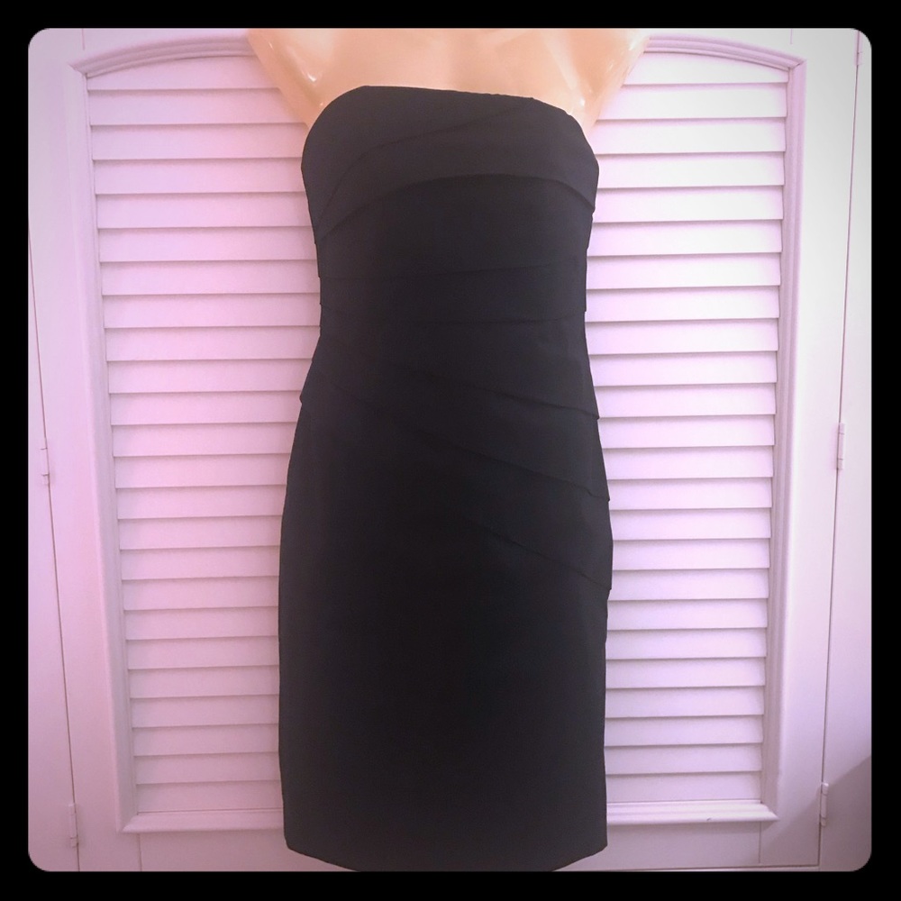 Black cocktail dress